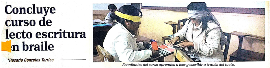 Concluye curso de lecto escritura en braile | CUADIS